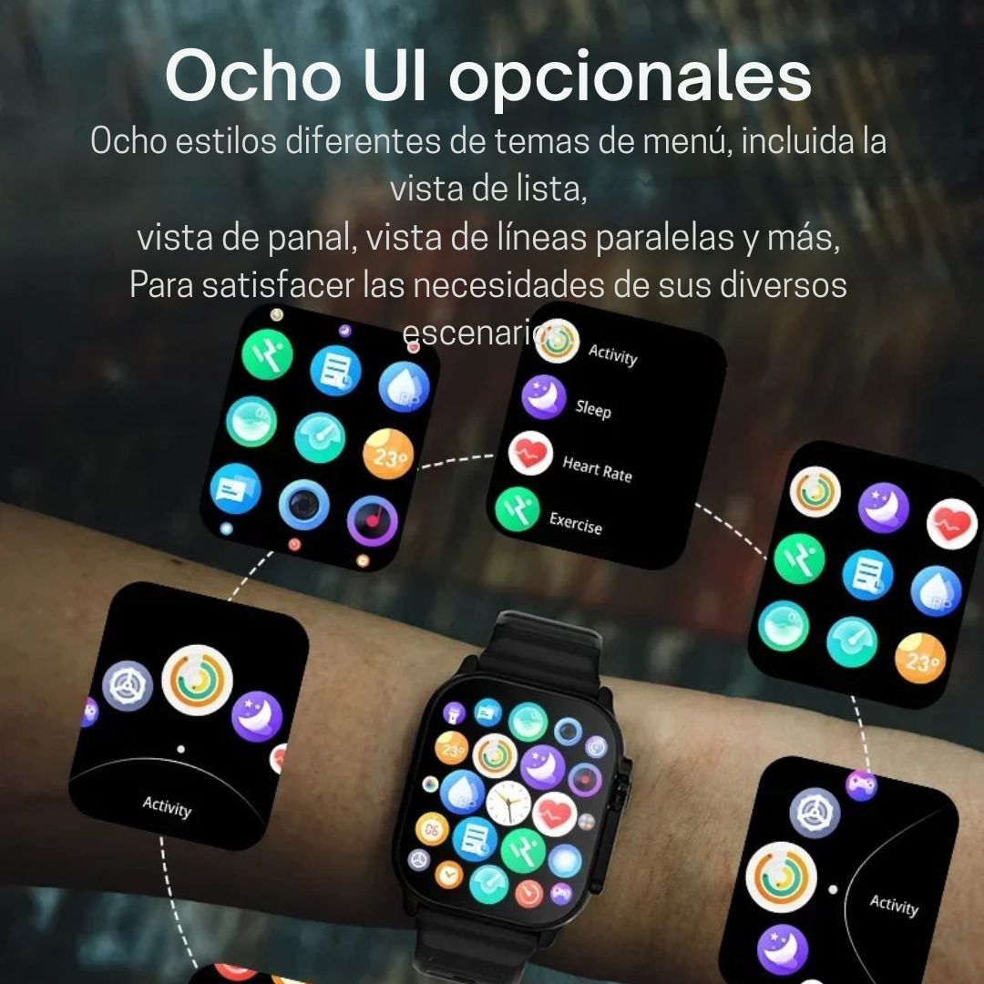 Smartwatch T800 Ultra 49mm – Reloj Inteligente con Llamadas Bluetooth y Monitoreo de Salud
