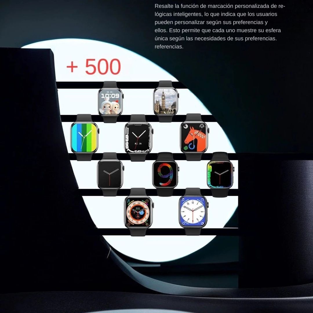 Smartwatch Serie 9 S-mart Watch – Reloj Inteligente 41mm con Monitoreo de Salud y Resistencia al Agua