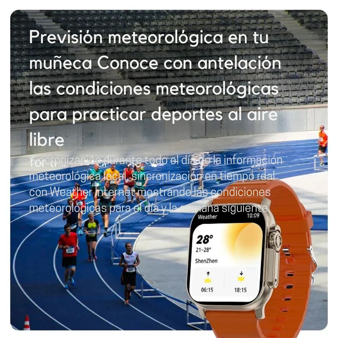 Smartwatch T800 Ultra 49mm – Reloj Inteligente con Llamadas Bluetooth y Monitoreo de Salud